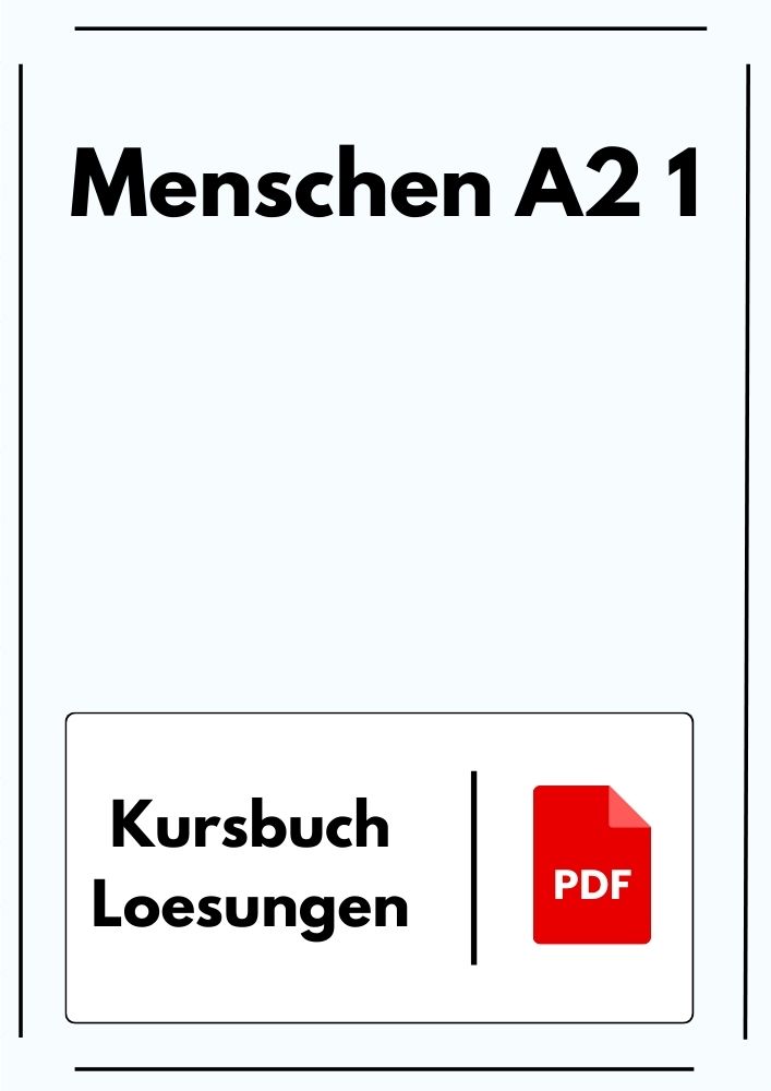 Menschen A2 1