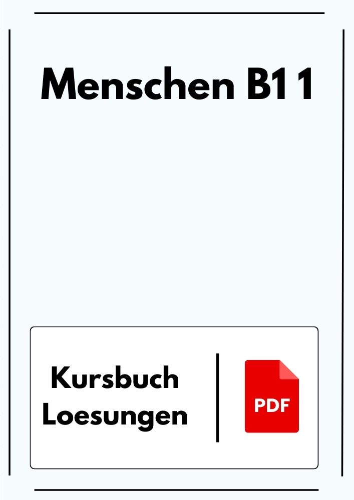 Menschen B1 1