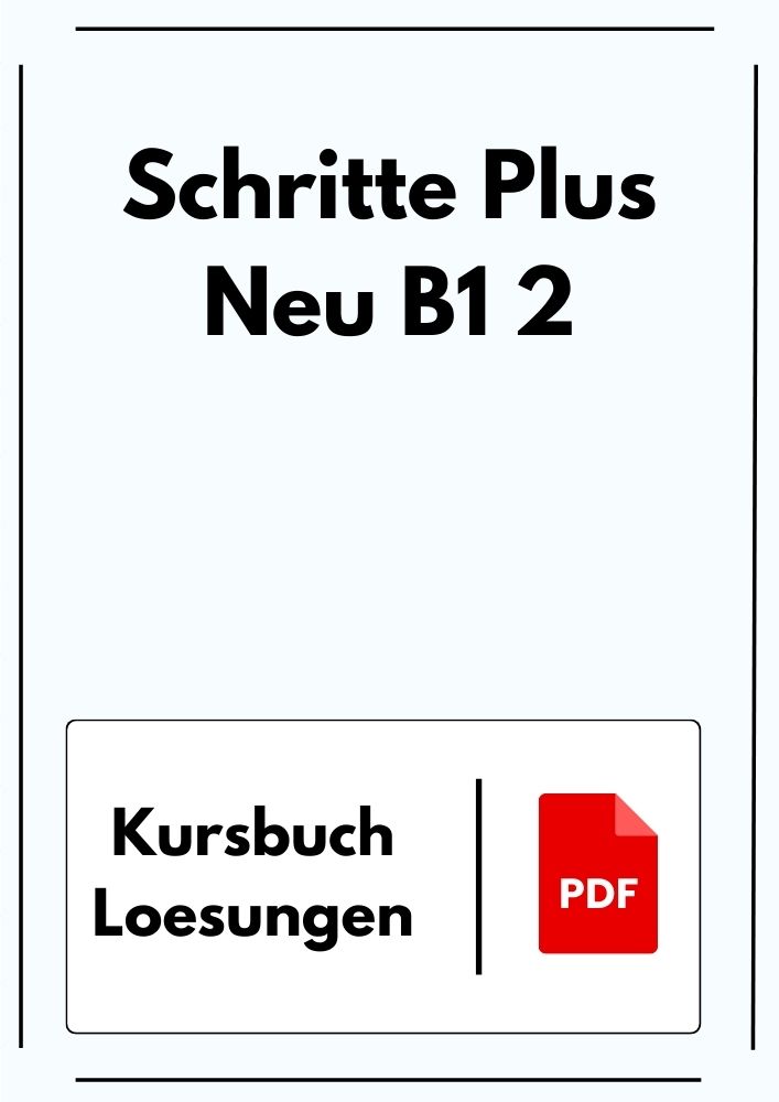 Schritte Plus Neu B1 2